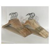 Two new packs of 8 IKEA wood hangers