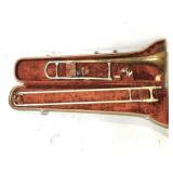 Luner Olds vintage metal trombone w/ case