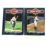 Baseball Legends Ty Cobb and Babe Ruth books