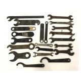 Lot of 22 assorted custom wrenches