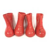 Set of size Medium dog rain booties