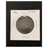 1782 Mexico 8 Reals silver coin