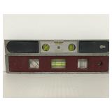 One Stanley & one Johnson leveler