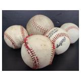 Baseballs and softball