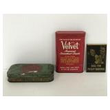 Vintage tobacco tin lot