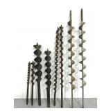 Eight Assorted wood hole drilling bits