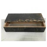 Wooden tool chest w/ drawer