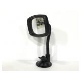 Rear view suction cup adjustable mirror