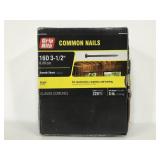 Box of Grip rite 16D 3-1/2 common nails
