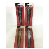 Four unopened oem 6in pocket ruler