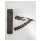 Wade & Butcher Sheffield straight razor w/ box