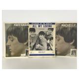 Three Beatles/Lennon/McCartney music sheet books