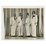 Vintage photo of 4 male singers