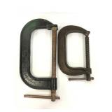 8in and 5in metal work clamps