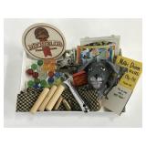 Lot of small assorted desk drawer items