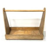 Vintage wooden tool box