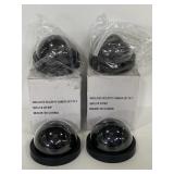 Set of 4 new simulated security cameras
