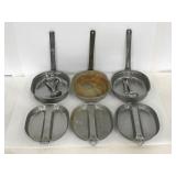 Set of 3 tin mess kits
