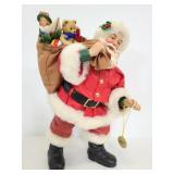 Clothtique possible dreams resin Santa figurine