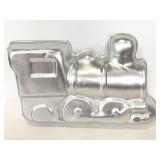 Vintage Wilton 3D tin train cake mold