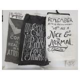 Primitives by Kathy tea towels new with tags