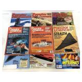 Nine vintage Popular Science/ Mechanics magazines