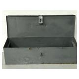 Lyon gray metal tool chest with goodies