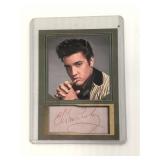 Elvis Presley autographed Edition collector