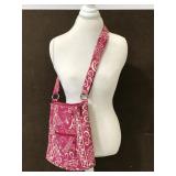 Pink Vera Bradley crossbody purse