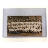 1927 Yankee Game team postcard