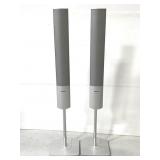 Two Panasonic stand-alone home theater speakers
