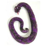 Huge 10ft purple stuffed snake plush
