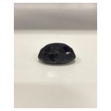 Oval cut faceted 21.80tcw Mozambique Blue sapphire
