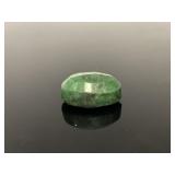 Oval cute faceted 21.30tcw Brazilian Emerald