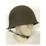 M1 authentic military steel helmet w/ chin straps