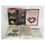 Lot of 6 herbal books