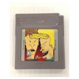 Nintendo GameBoy Beavis & Butthead game cartridge