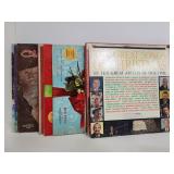 Vintage vinyl records Christmas music