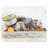 Collection of fishing items