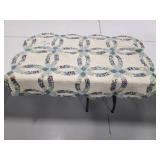 Embroidered Richard & Linda quilt