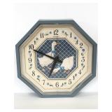 Burwood 1987 duck decor wall clock