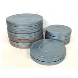 Lot of 14 assorted vintage movie reels