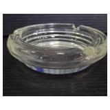 Glass Hilton ashtray