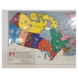 Sealed Canada map puzzle