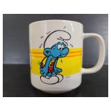 Smurfs 1981 cartoon Wallace & Berrie mug