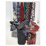 Large collection of mens ties