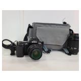 Nikon N6006 AF camera wt bag and accessories