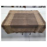 Vintage throw blanket