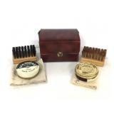 Vintage shoe polish kit