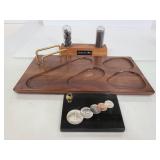 Three vintage desk items